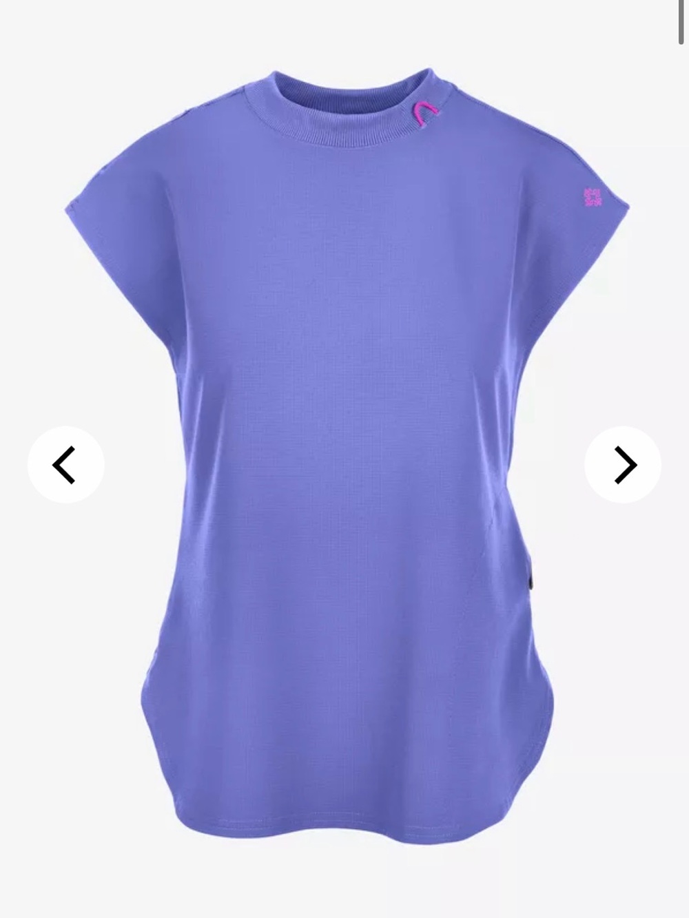 Med Couture Lavender Short-Sleeve scrub top